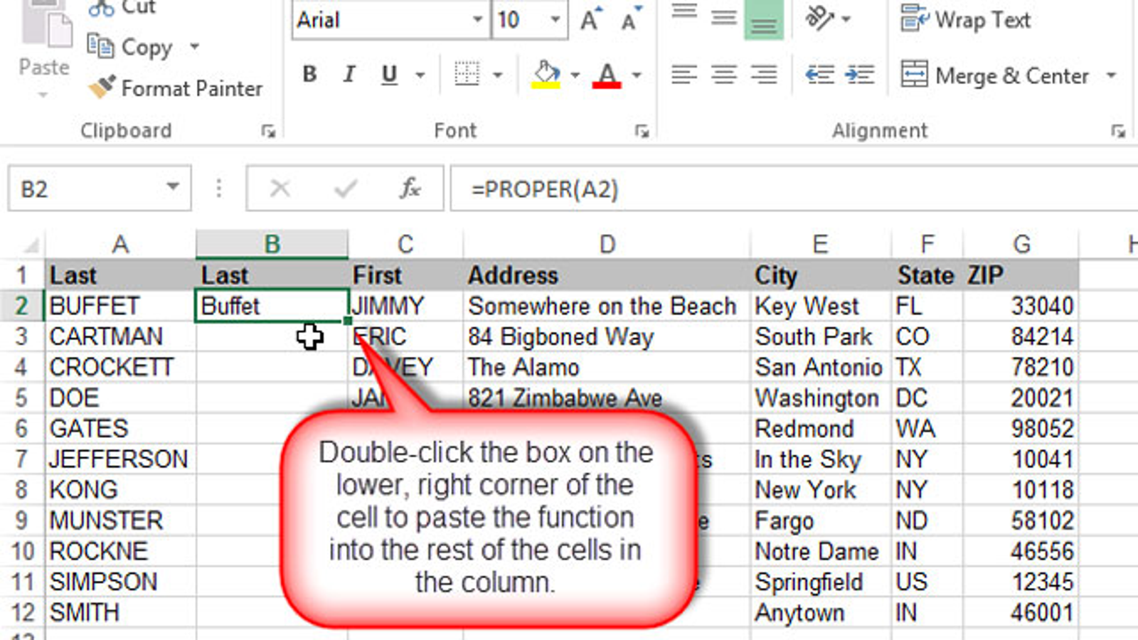 paste table from pdf to excel