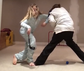 Illustration for article titled The Real Purpose Of Vine: Owning Your Sister At Mini-Stick Hockey