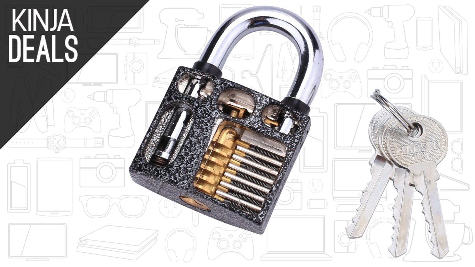 Learn To Pick Locks With This 7 Cutaway Padlock