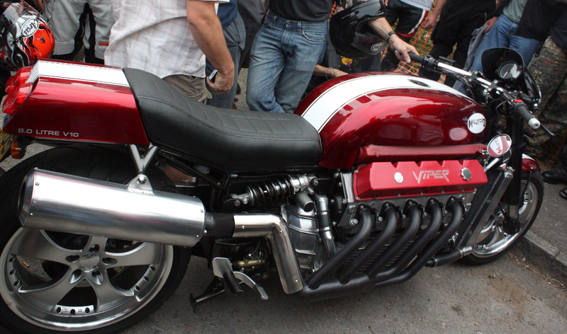 Home-Built Dodge Viper Motorcycle = Impossible Win