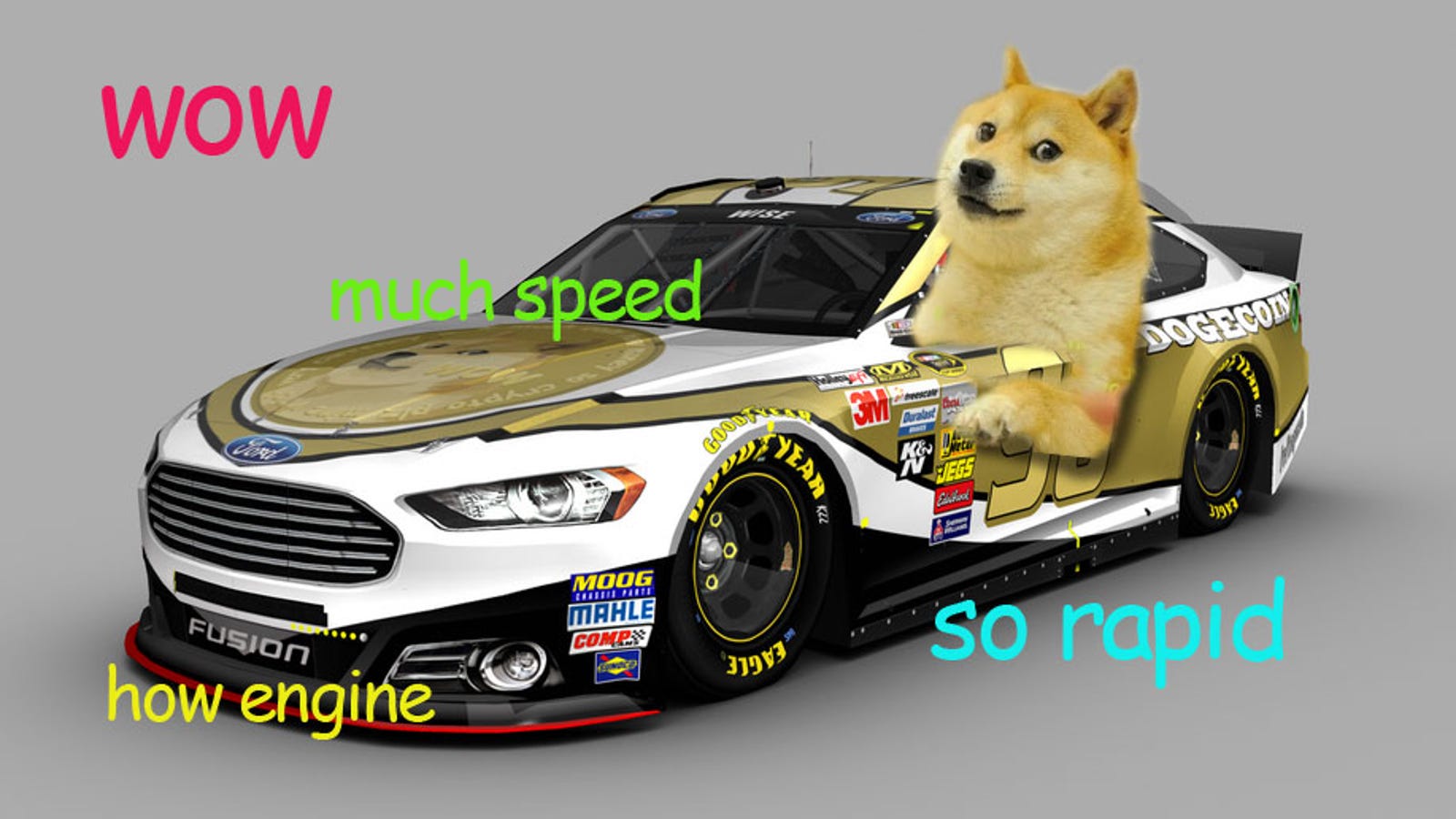 Doge And Dogecoin Are Actually, Really Headed To NASCAR