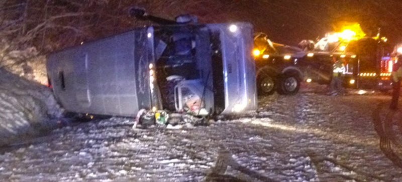 Illustration for article titled Bus Driver Charged With Reckless Driving After Crash In Snowy Virginia