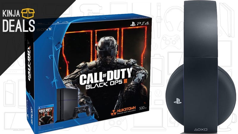 Illustration for article titled Buy a PS4 Bundle, Get a Gold Headset For $10