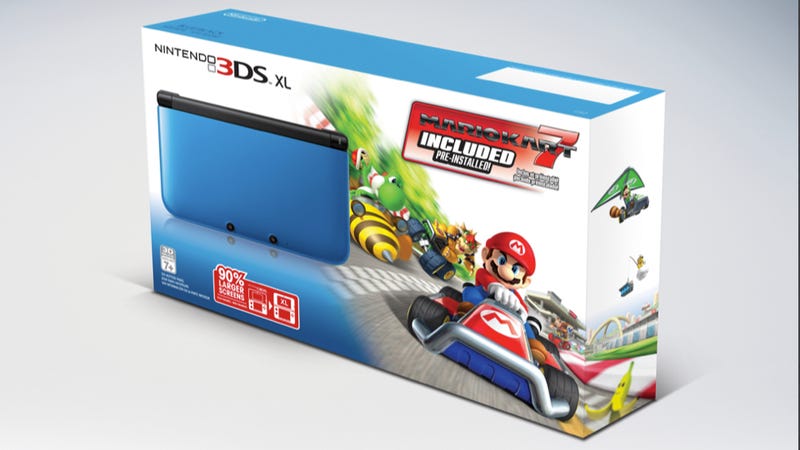 Illustration for article titled New 3DS XL Bundle with Mario Kart 7 Races Out
