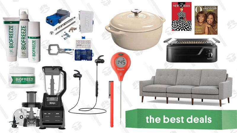 Illustration for article titled Saturday's Best Deals: Kreg Starter Kit, Razer Huntsman Pro, Burrow, ThermoPops, and More