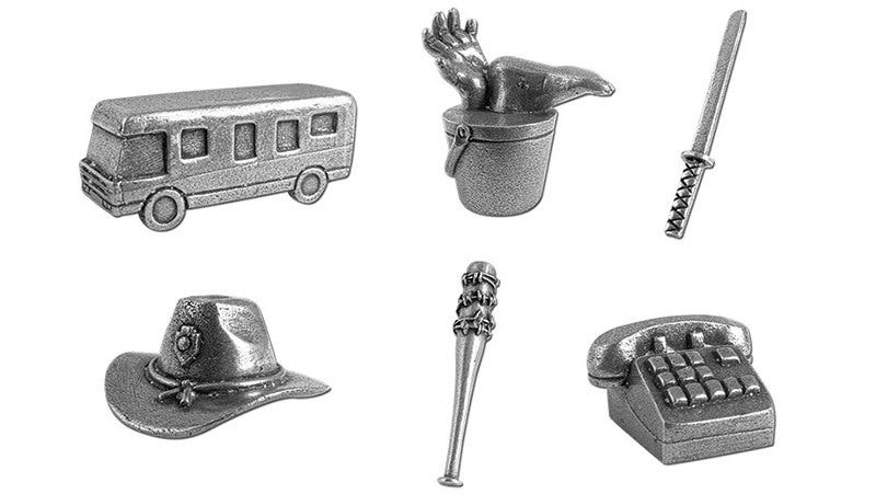 Illustration for article titled The Walking Dead Monopoly has the best playing pieces ever