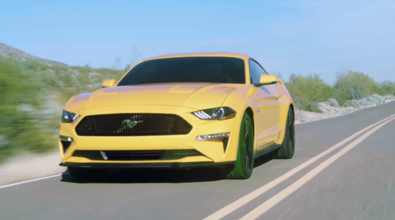 Illustration for article titled Here's The Sad New Face Of The 2018 Ford Mustang