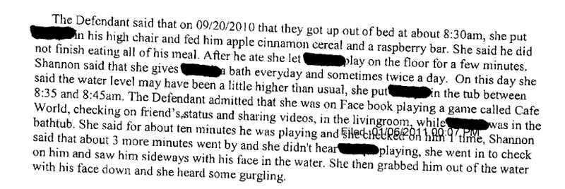 Illustration for article titled One-Year-Old Boy Drowns in Bathtub As Mother Plays Games on Facebook