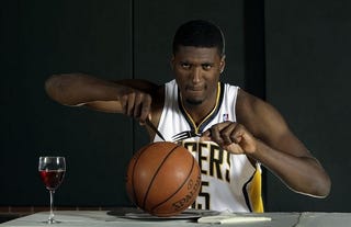 Illustration for article titled Roy Hibbert Is Tired Of People Asking If He's Hasheem Thabeet