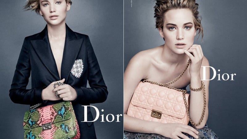 Illustration for article titled Jennifer Lawrence Looks Lovely, Slightly Befuddled in New Dior Ads