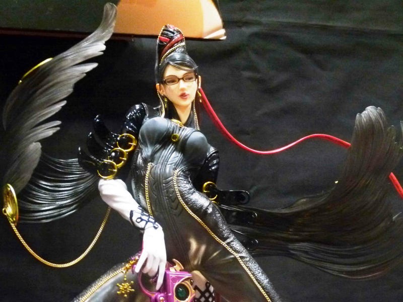 Illustration for article titled This Bayonetta Figure Pistol Kicks Out A Whopping Price Tag