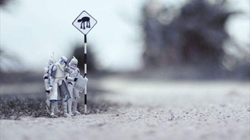 Illustration for article titled Punch the clock at the Death Star with Zahir Batin’s photos of Stormtroopers at work and play