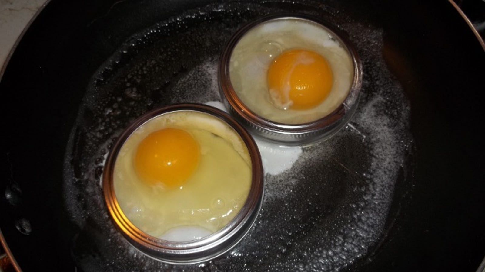 Repurpose Mason Jar Rings Into Egg Rings