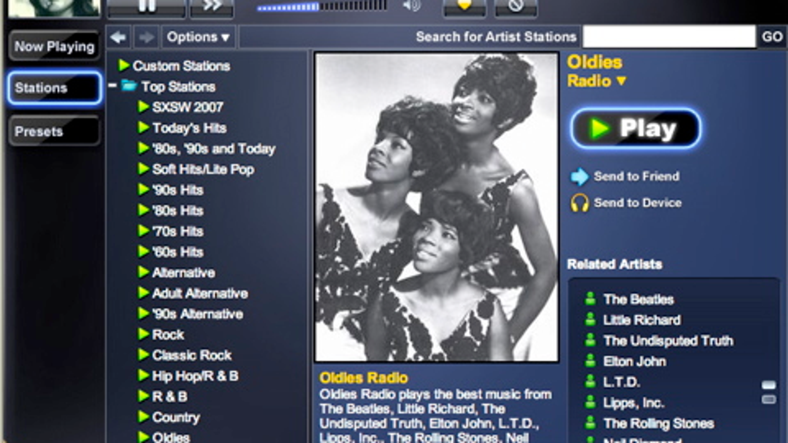 download slacker music streaming