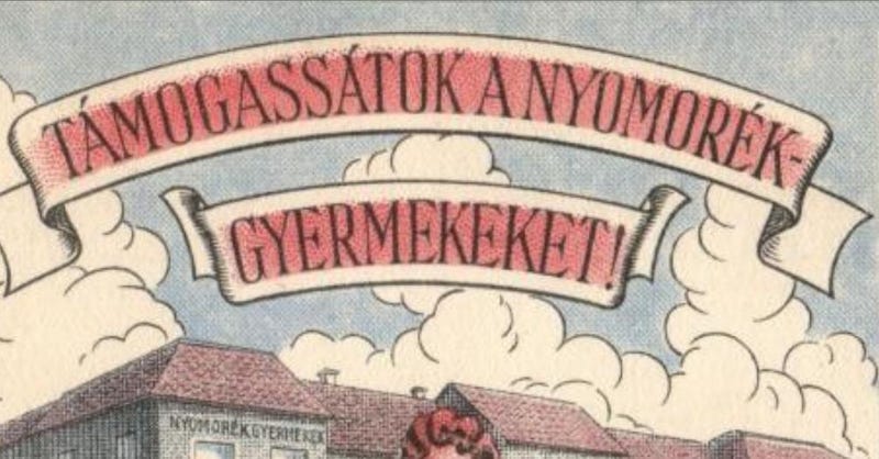 Illustration for article titled Támogassátok a nyomorékgyermekeket!