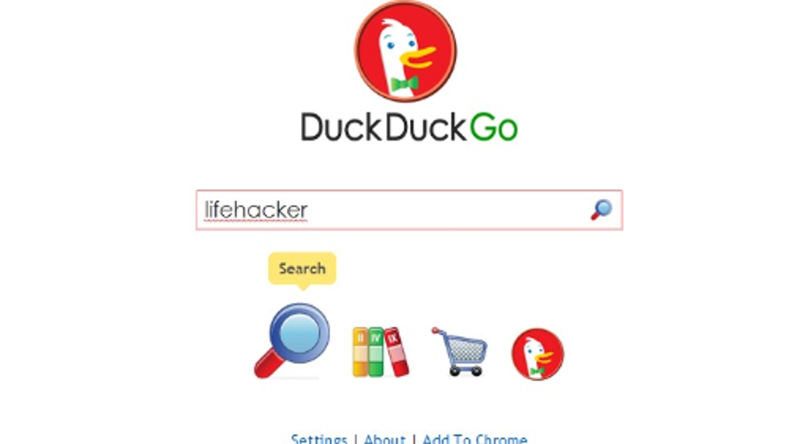 duckduckgo search engine app