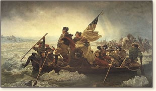 Illustration for article titled Random Historical Fact About Washington Crossing the Delaware
