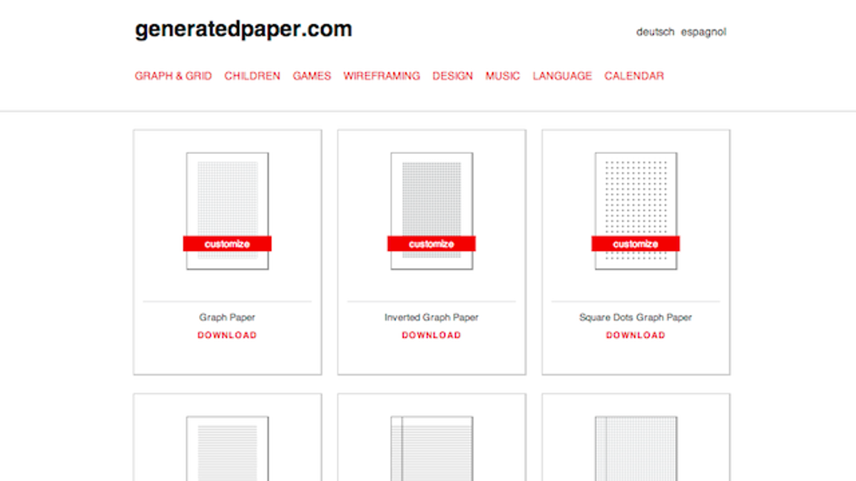 generated paper features over 40 printable paper and notebook types music graph paper