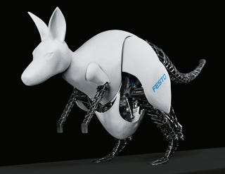 Illustration for article titled Crean un canguro-robot que ahorra energía al saltar
