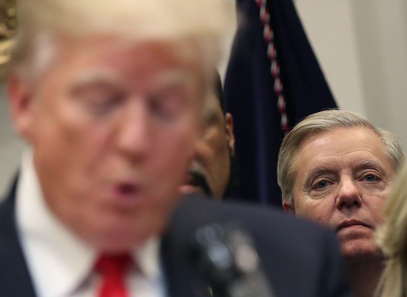 Illustration for article titled Sen. Lindsey Graham and President Trump Prove That a White Man's Arrest Is Worse Than a Black Man's Death