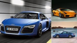 Illustration for article titled Daily Drive, Track, Burn: Audi R8, Porsche 911 Turbo, Lamborghini Gallardo