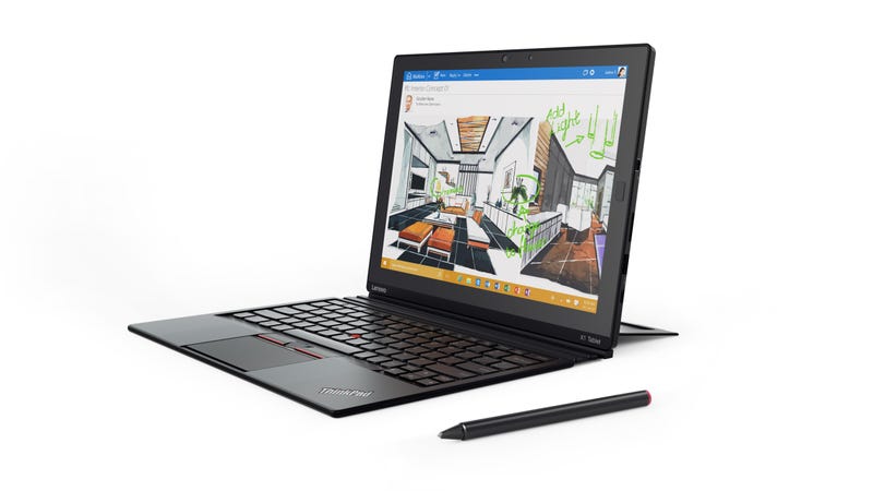 Illustration for article titled Lenovo's Windows Tablet Has a Module For Every Need