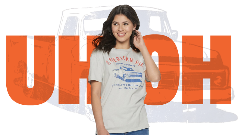 Illustration for article titled Kohl's Is Selling a T-Shirt with a Truck on It That Could Inspire Fights and Riots