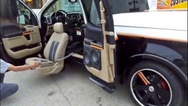 The First Wheelchair Accessible 2015 Ford F 150 Is A Low Rider