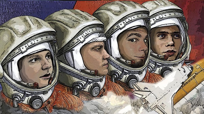 Illustration for article titled Por qué los astronautas rusos orinan en un neumático antes de un lanzamiento espacial