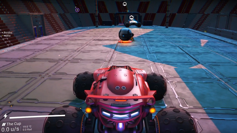 Illustration for article titled A Player Made Rocket League In No Man's Sky's Creative Mode