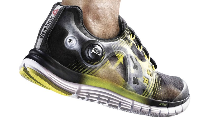 reebok pump running shoes