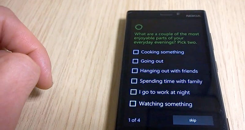 Illustration for article titled Cortana, el asistente de voz de Microsoft, demostrado en vídeo