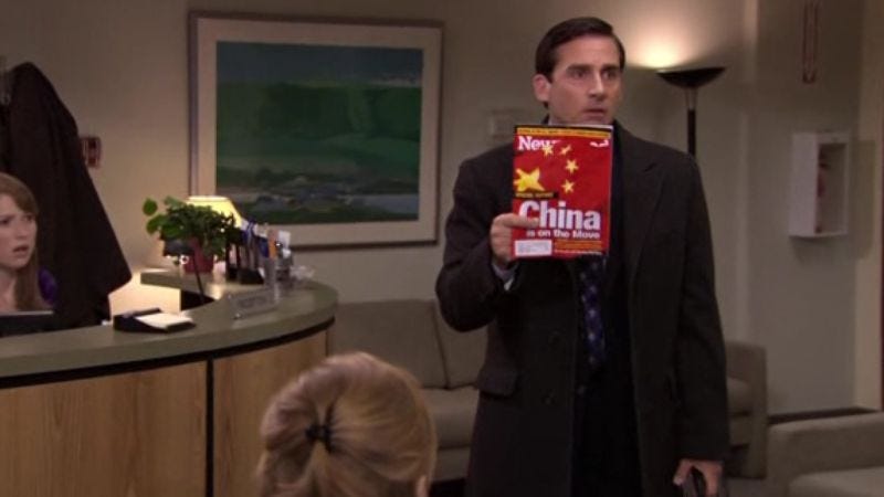 Image result for the office china