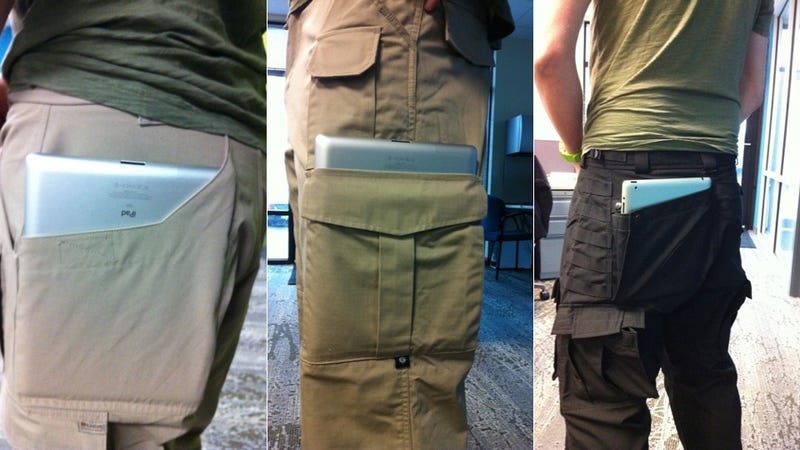 Illustration for article titled The Sad, Strange World of Tactical iPad 2 Pants