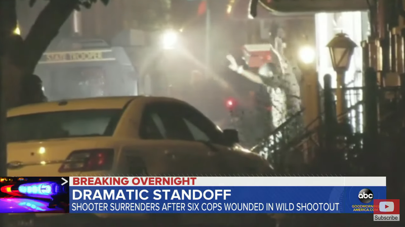 Illustration for article titled Suspect Surrenders After Shooting 6 Police Officers During 8-Hour Standoff in Philadelphia: ‘It Was Like a War’