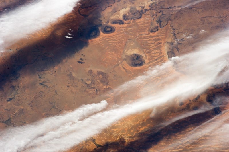 Illustration for article titled This space image of the Sahara feels more painting than photograph