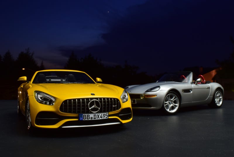 Illustration for article titled Diecasts After Dark: BMW Z8 or AMG GTC?