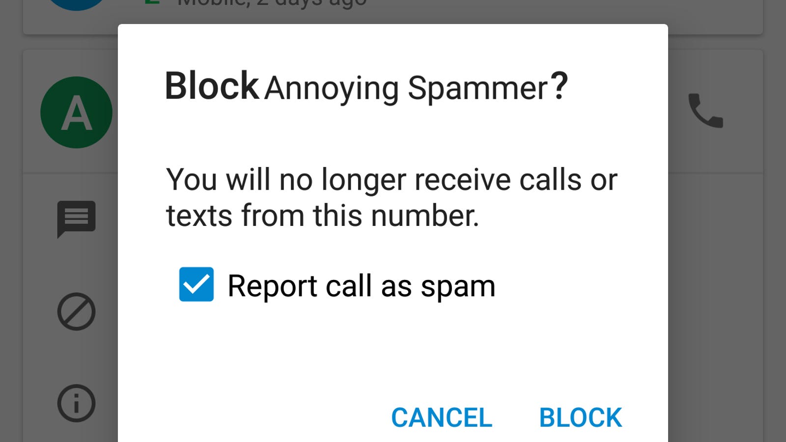 QnA VBage How to Block Annoying Spam Calls and Texts In Android Nougat