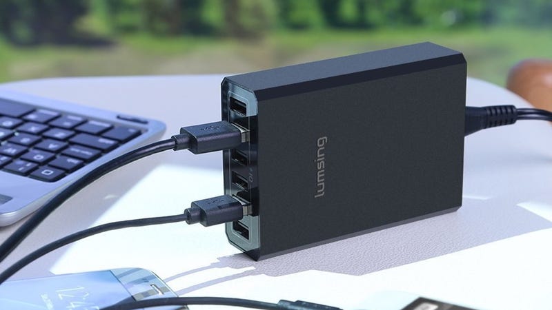 6-Port 60W Charging Hub, $10 with code JNTOJ8MO. $11 for the black model.