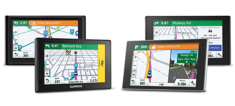 Illustration for article titled Garmin's New Sat Navs Can Spot Hazards on the Road Before You Do