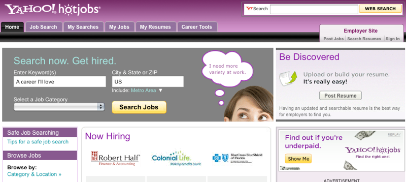 job search engines list