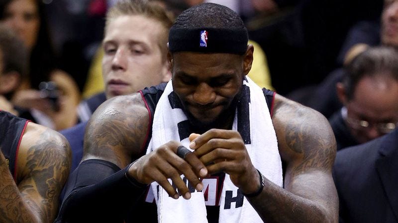 Illustration for article titled LeBron James Should Not Have To Go To Jail For Losing The NBA Finals