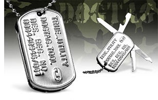 Illustration for article titled Dog Tag Multi-Tool, Now 100-Percent More Trendy!
