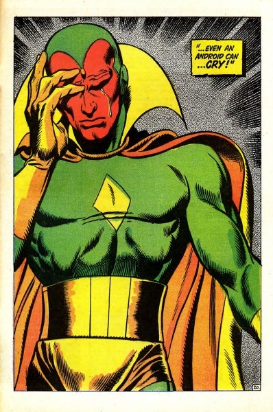 Illustration for article titled Why the Vision is the Ultimate Avenger