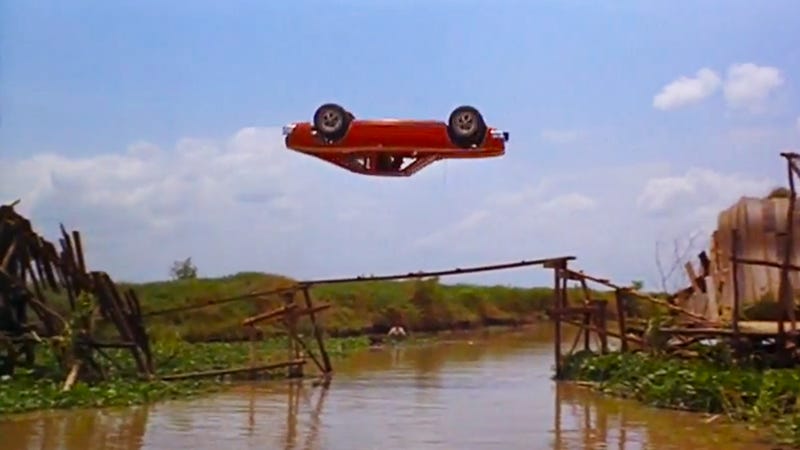 car stunt jumps