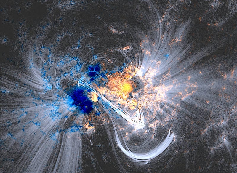 A Stunning, MultiWavelength Image Of The Solar Atmosphere