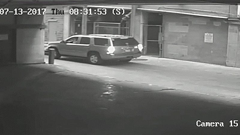 What It's Like To Drive Off The Seventh Floor Of A Parking Garage