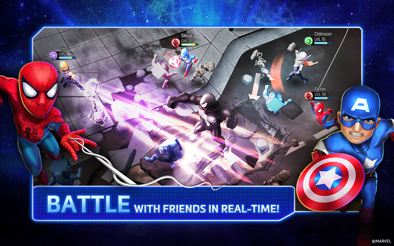 Illustration for article titled Now There's A Mighty Marvel Mobile Multiplayer Brawler