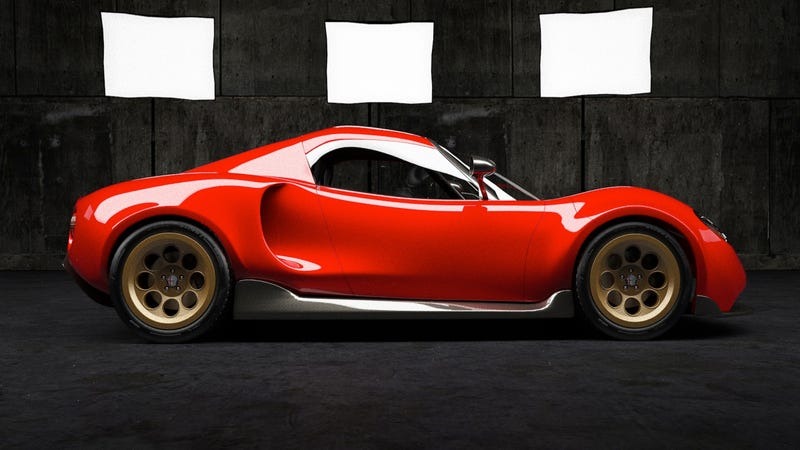 Would The Alfa Romeo 4c Look Better With A More Retro Design