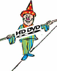 Illustration for article titled HD DVD Walking Tightrope But Still Moving Forward